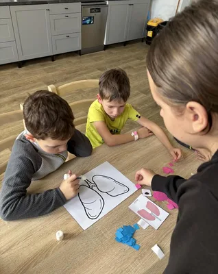 Projekt Lidské tělo - 7. třída a děti z Mateřské školky Osady Ležáků ve Skutči, 23. 10. 2025