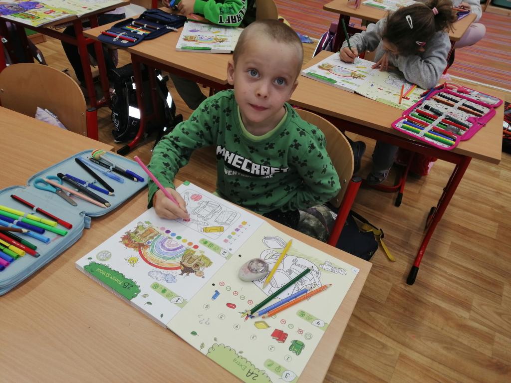 Sedmý týden v 1. třídě, 17. 10. 2025
