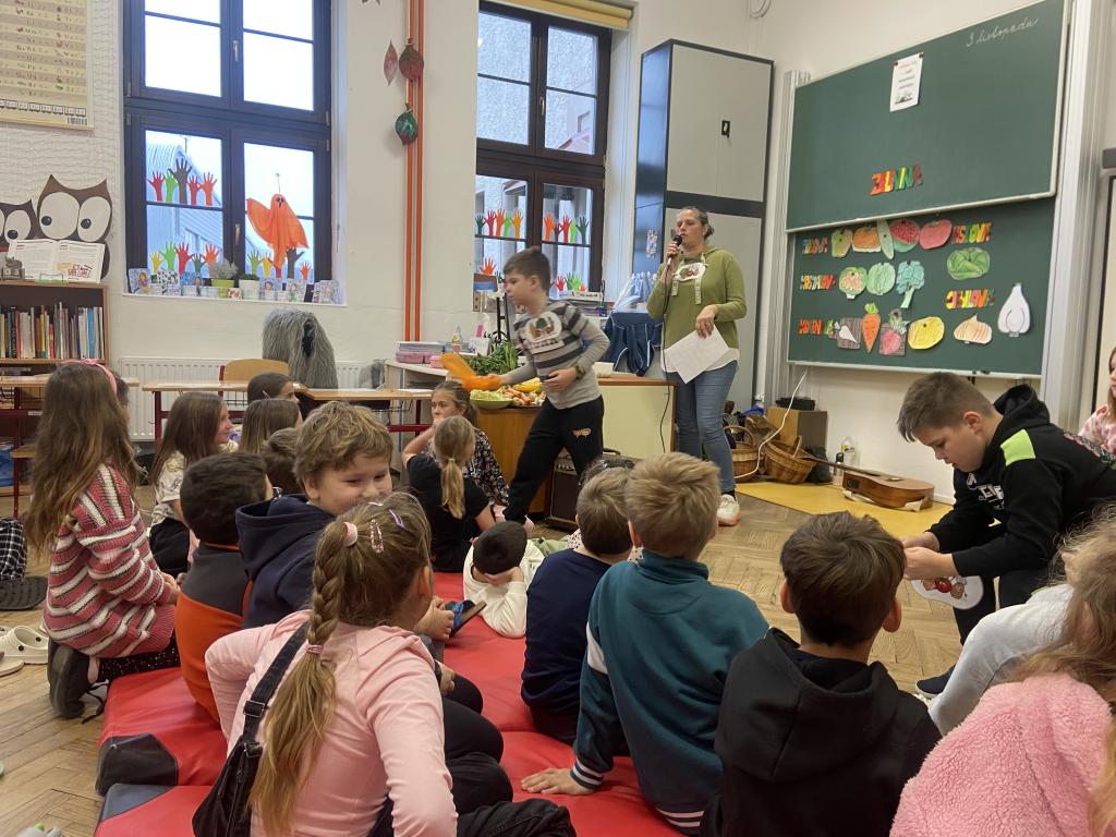 Projektový den - Zeleninové setkání s 3. A, 3. 11. 2025