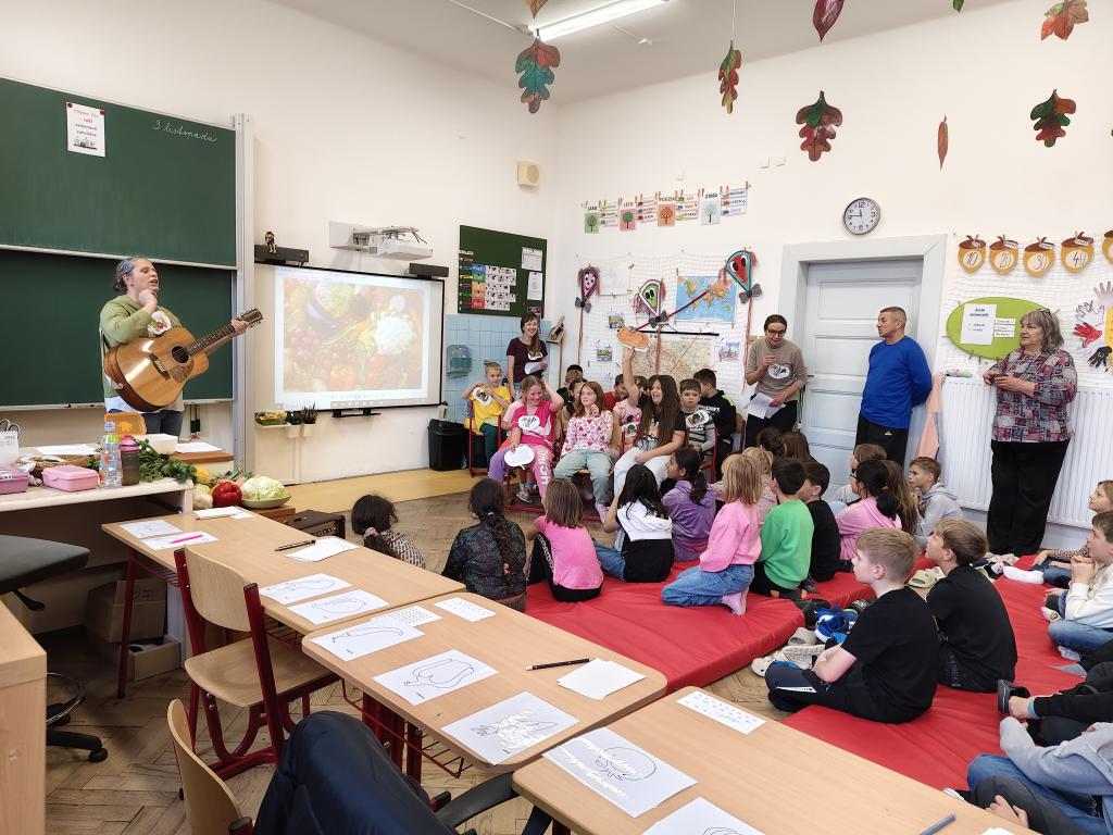 Zeleninové setkání s 3.A, 3. 11. 2025