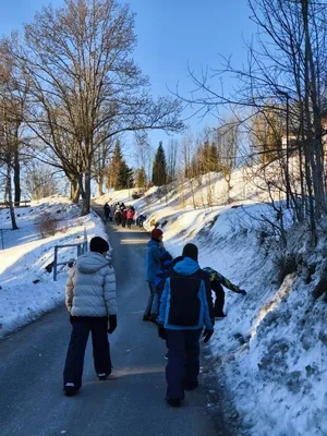 Lyžařský výcvik - den první, 18. 1. 2026