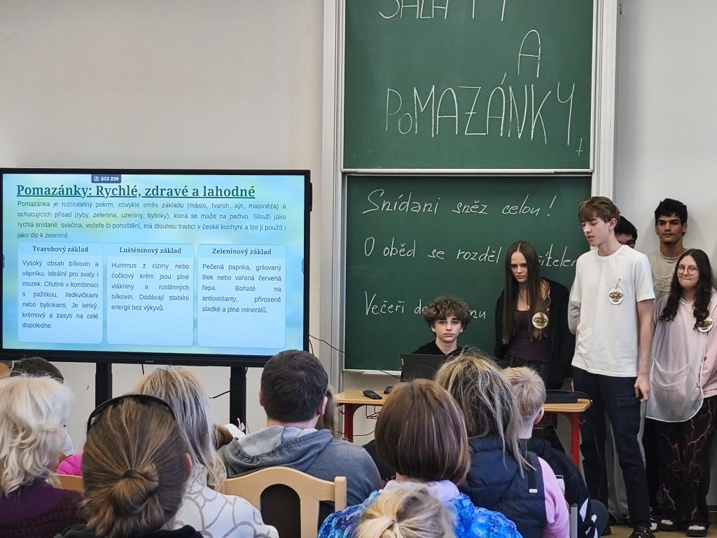 Den plný chutí a zdraví: Čtvrťáci a osmáci učili školu i veřejnost, jak správně jíst, 26. 2. 2026