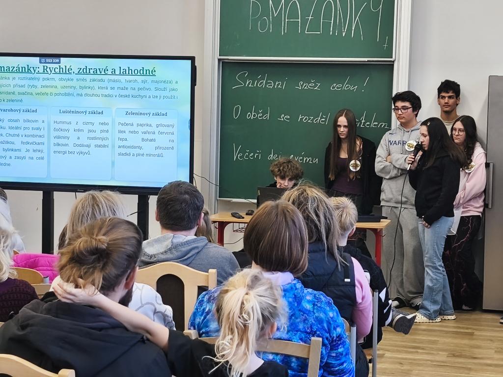 Den plný chutí a zdraví: Čtvrťáci a osmáci učili školu i veřejnost, jak správně jíst, 26. 2. 2026