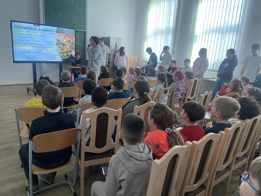 Projektové vyučování - Zdravá výživa - pravidelná strava, pomazánky, 26. 2. 2026