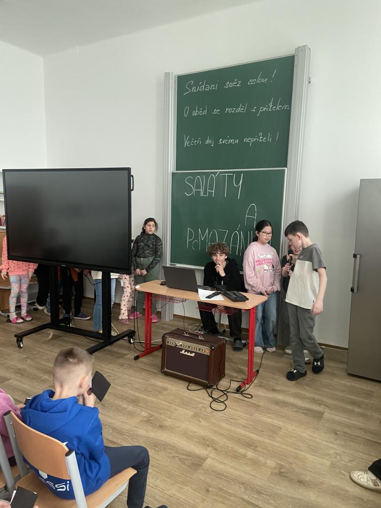 Projektové vyučování - Zdravá výživa - pravidelná strava, pomazánky, 26. 2. 2026