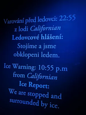 Celodenní exkurze - výstava Titanic, Národní technické muzeum, 31. 3. 2026