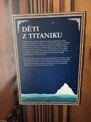 Celodenní exkurze - výstava Titanic, Národní technické muzeum, 31. 3. 2026