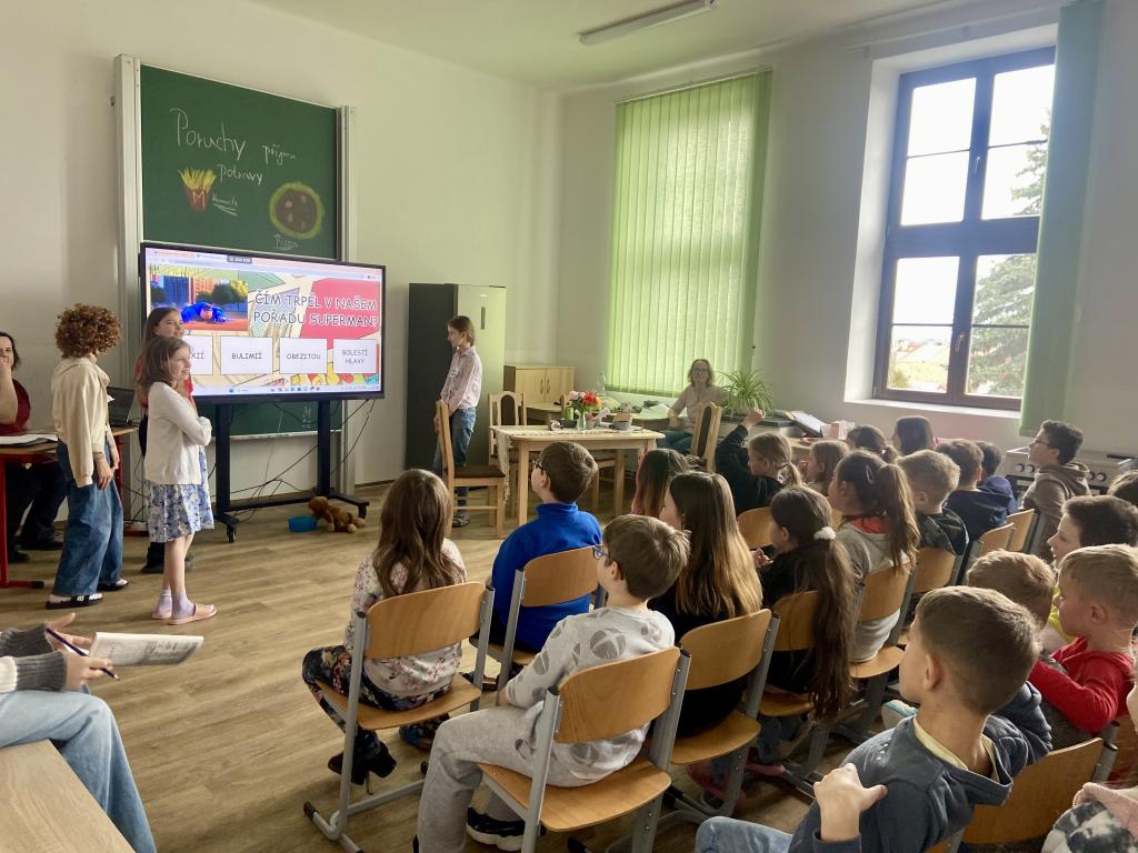 Projektové vyučování: Poruchy příjmu potravy - Beseda se žáky 5. třídy, 31. 3. 2026