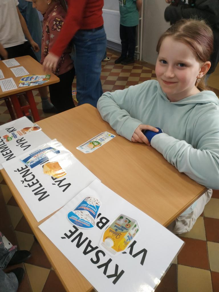 Celoškolní projekt - mléko a mléčné výrobky, 27. 4. 2026
