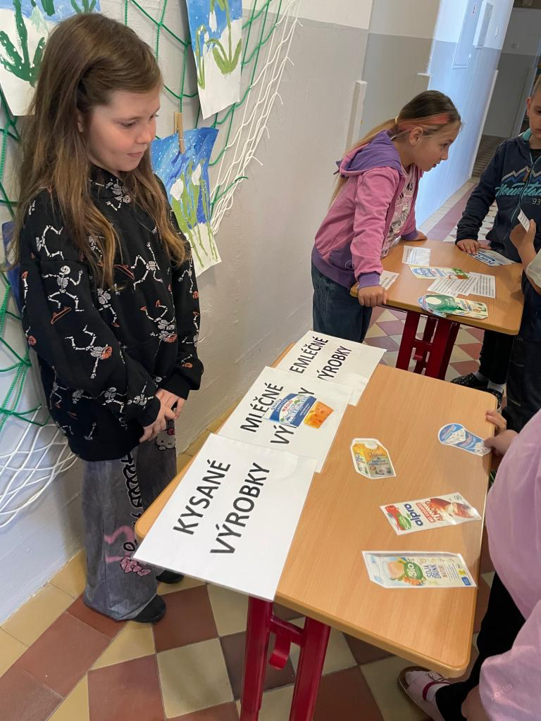 Mléko a mléčné výrobky - beseda se žáky 3. třídy, 27. 4. 2026