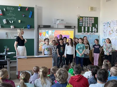 Mléko a mléčné výrobky - beseda se žáky 3. třídy, 27. 4. 2026