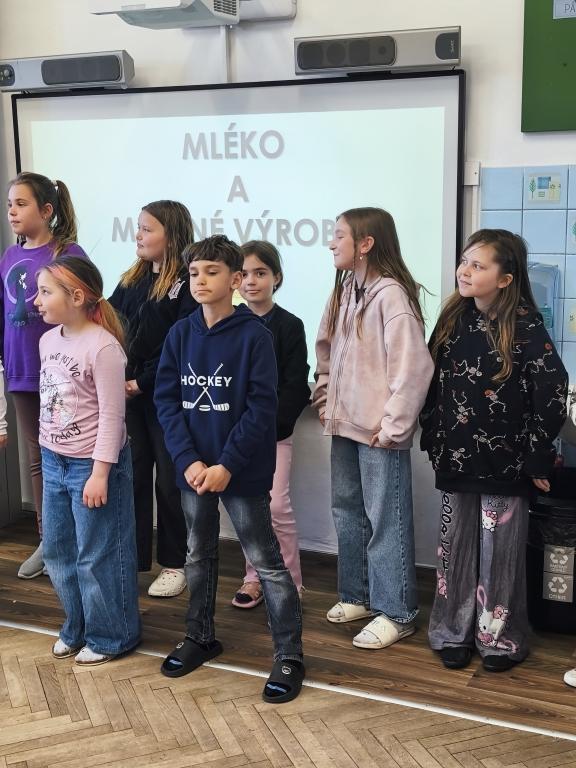 Mléko a mléčné výrobky - beseda se žáky 3. třídy, 27. 4. 2026