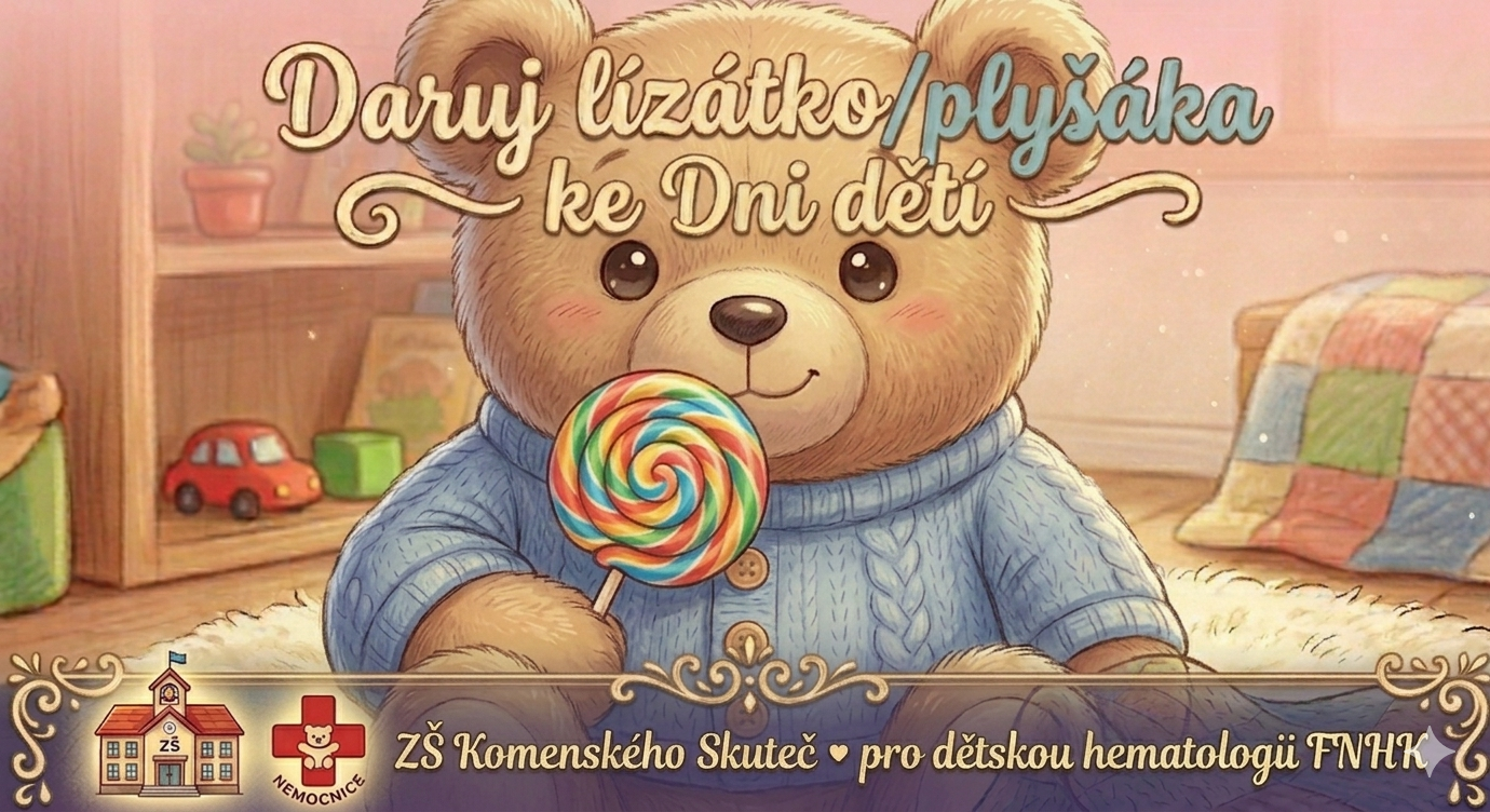 Daruj plyšáka/ lízátko ke Dni dětí, 11. 5. 2026