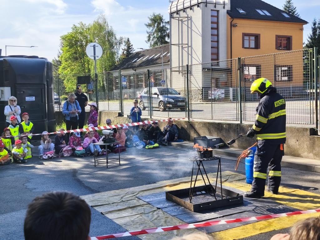 Naši nejmladší vyrazili za hasiči do Chrudimi, 5. 5. 2026