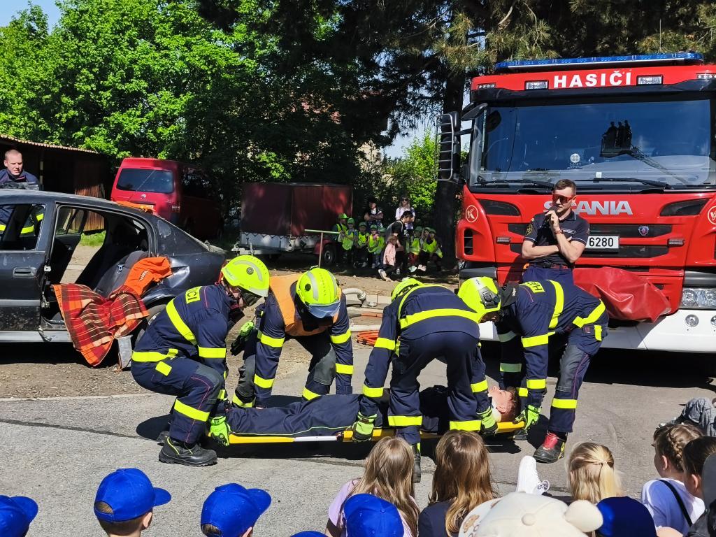 Naši nejmladší vyrazili za hasiči do Chrudimi, 5. 5. 2026