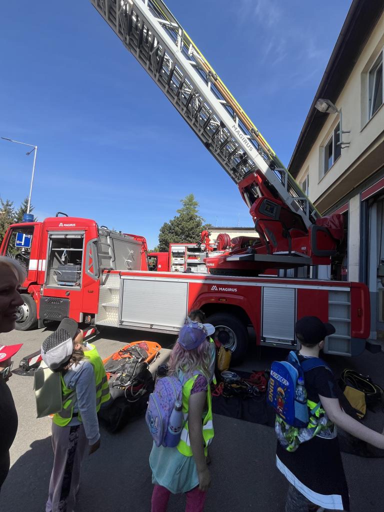 Naši nejmladší vyrazili za hasiči do Chrudimi, 5. 5. 2026