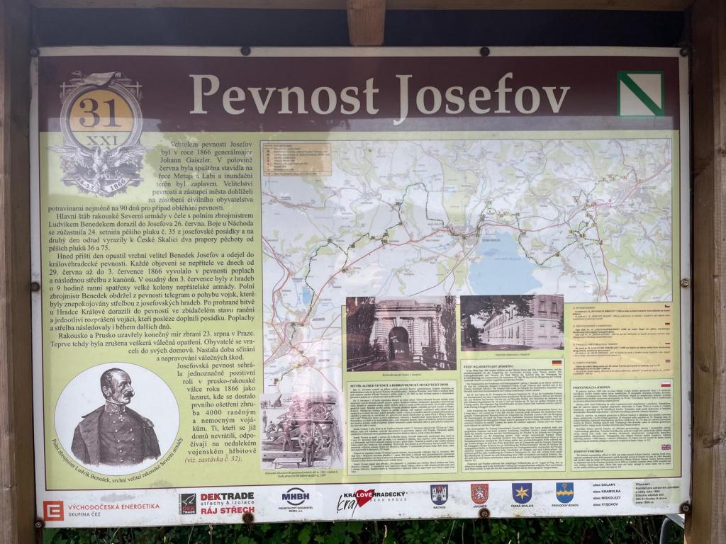 Druhý den putování: Od vojenské pevnosti Josefov až na vrchol Dobrošova, 23. 6. 2026