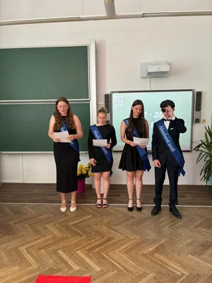 Slavnostní vysvědčení a šerpování žáků 9. třídy, 26. 6. 2026