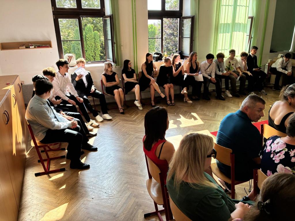 Slavnostní vysvědčení a šerpování žáků 9. třídy, 26. 6. 2026
