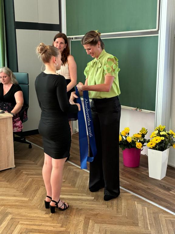 Slavnostní vysvědčení a šerpování žáků 9. třídy, 26. 6. 2026