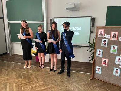 Slavnostní vysvědčení a šerpování žáků 9. třídy, 26. 6. 2026