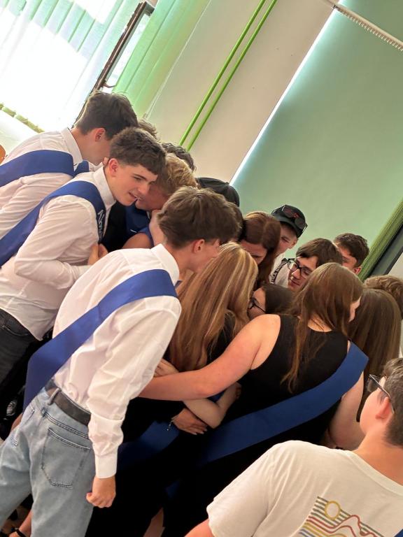 Slavnostní vysvědčení a šerpování žáků 9. třídy, 26. 6. 2026