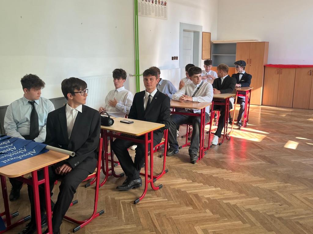Slavnostní vysvědčení a šerpování žáků 9. třídy, 26. 6. 2026