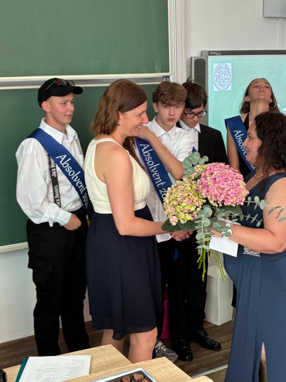 Slavnostní vysvědčení a šerpování žáků 9. třídy, 26. 6. 2026