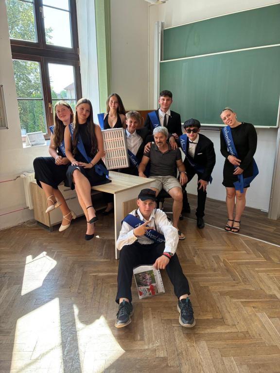Slavnostní vysvědčení a šerpování žáků 9. třídy, 26. 6. 2026
