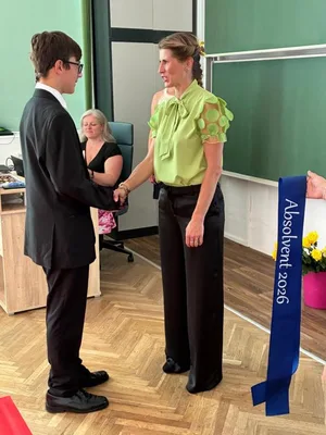 Slavnostní vysvědčení a šerpování žáků 9. třídy, 26. 6. 2026