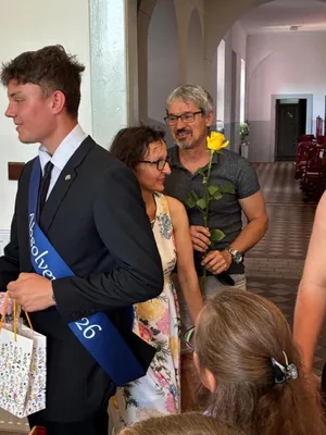 Slavnostní vysvědčení a šerpování žáků 9. třídy, 26. 6. 2026