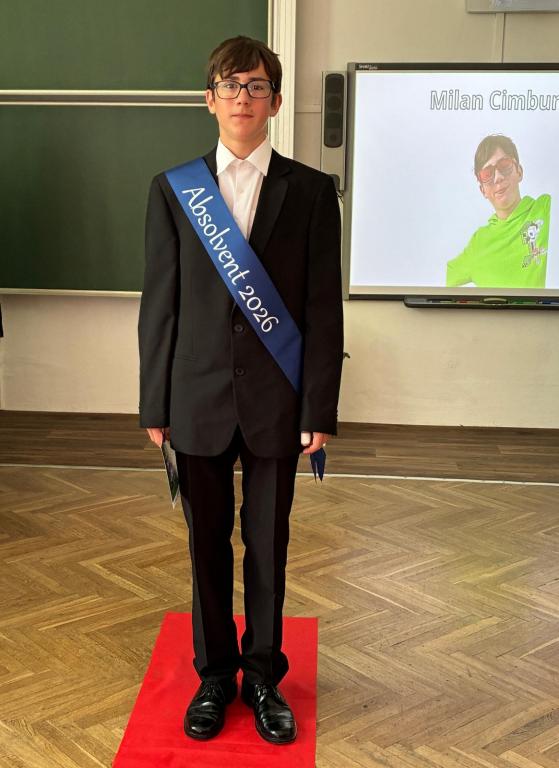 Slavnostní vysvědčení a šerpování žáků 9. třídy, 26. 6. 2026
