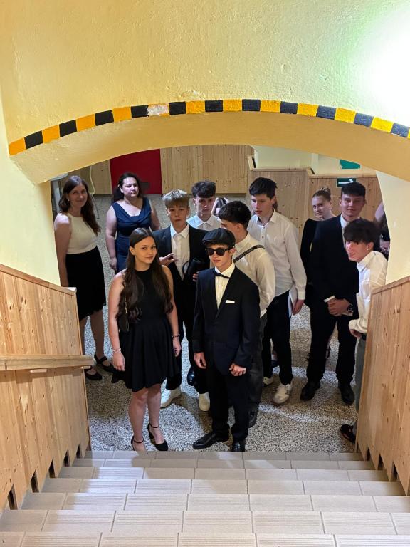 Slavnostní vysvědčení a šerpování žáků 9. třídy, 26. 6. 2026