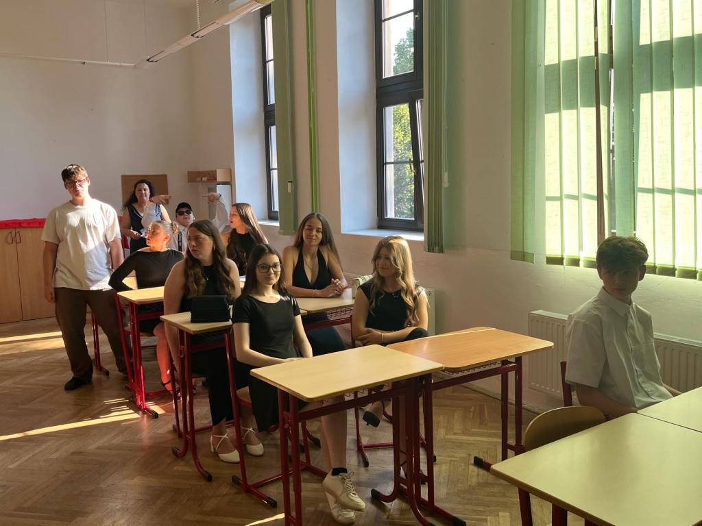 Slavnostní vysvědčení a šerpování žáků 9. třídy, 26. 6. 2026