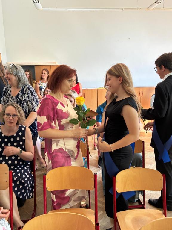 Slavnostní vysvědčení a šerpování žáků 9. třídy, 26. 6. 2026