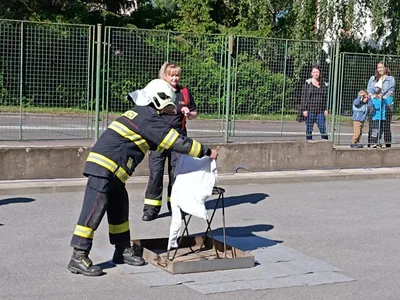 Den otevřených dveří na hasičské stanici Chrudim