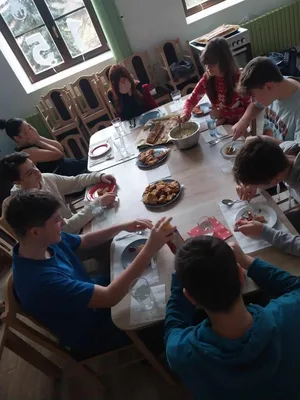 Vánoční večírek osmáků